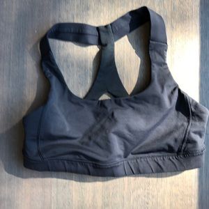 Lululemon sports bra t-back black size 8